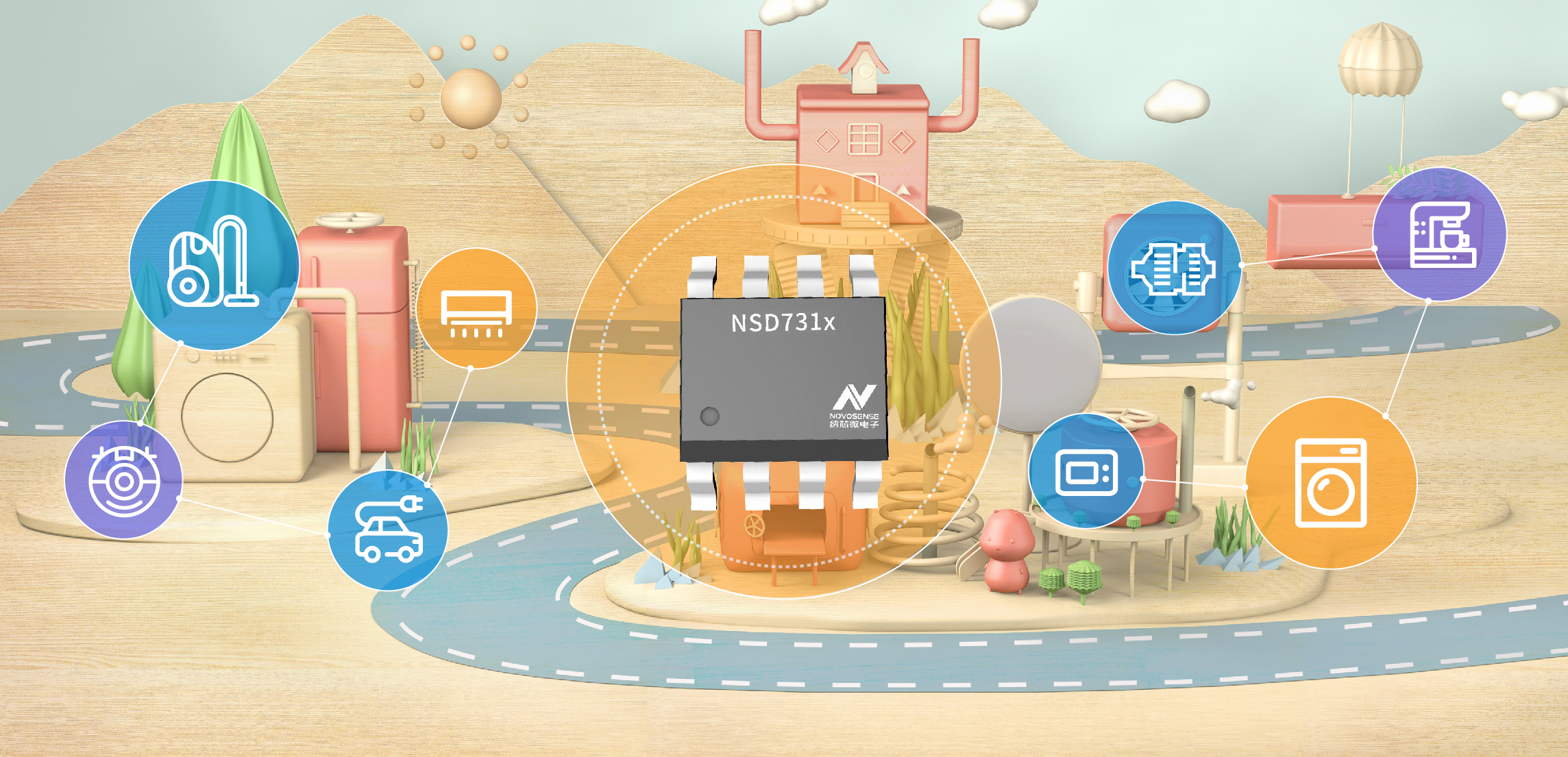 j9国际品质直流有刷电机驱动NSD731x系列发布多款新品，任君挑选！